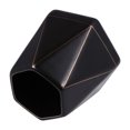 thumbnail image 3 of Supvox 1Pc Black Ceramic Pen Holder with Geometric Design for Home Desktop Organizer, 3 of 7