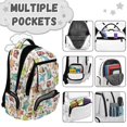 thumbnail image 6 of Uorisanigo Kawaii Dinosaur School Backpack for Kids, Large Capacity Teens Boys Bookbag for Elementary School, Breathable Daypack with Side Pocket for Vacation, 6 of 7