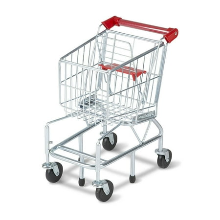 Melissa & Doug® Shopping Cart Toy - Metal Grocery