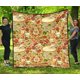 thumbnail image 1 of Pizza Pattern Background Premium Quilt, 1 of 10