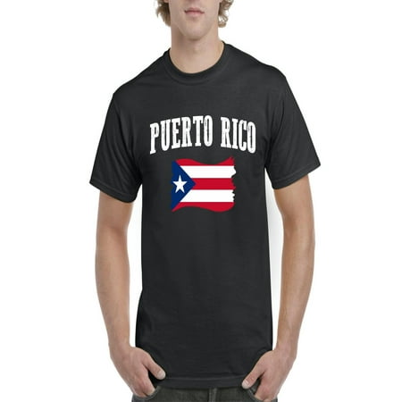 Puerto Rico Flag Men's Short Sleeve T-Shirt