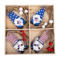 thumbnail image 5 of HEATSHAKING Gnome Design Independence Day Hanging Decors Wood 12Pcs 2.6x1.2in, 5 of 8
