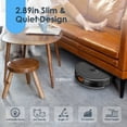thumbnail image 2 of 2-in-1 Robot Vacuum and Mop Combo, 1600Pa Strong Suction, WiFi & App Control, Ultra Slim Self-Charging Robotic Vacuum Cleaner for Hardwood Floors and Tile, 2 of 7