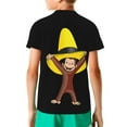 thumbnail image 2 of Curious George Boys' Shirt 3D Print Short Sleeve Tee Tshirt for Kids, 2 of 5