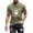 Green, variant on Njagoc3 Mens Summer Short Sleeve T-Shirt, Crew Neck, Paw Print, Comfortable and Durable, Casual Fashion, Ideal for Summer Activities