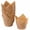 200pcs Brown, variant on 400 Pieces Mini Tulip Baking Cups Muffin Liners Cupcake Cases Baking Cup Holders for Wedding, Birthday, Shower