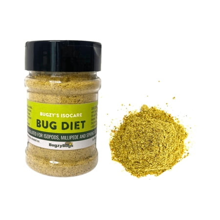 IsoCare Bug Diet Premium Isopod Food Vegetable Blend 5oz Shaker Feed Mix