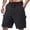 Black, variant on Men’s Elastic Waist Gym Shorts Heavyweight Casual Sports Shorts with Pockets Tennis Running Activewear