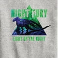 thumbnail image 3 of How to Train Your Dragon - Night Fury Light Up The Night  - Toddler And Youth Crewneck Fleece Sweatshirt, 3 of 5