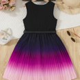 thumbnail image 7 of Odeerbi Kids Girls Gradient Pleated Dress Summer Tank Dress Cute Chiffon Dresses Solid Color Sleeveless Round Neck A-Line Dress Kids Girls Clothes, 7 of 7