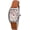 Camel, variant on Women's 26MM Crazy Numbers Leather Buckle Strap Wristwatch, Gray
