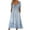 Light Blue, variant on PuLe Summer Dress Summer Dresses for Women 2024 Floral Print Boho Beach V-Neck Buttons Short Sleeve Loose Midi Dress with Pockets