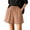 Khaki, variant on Plus Size Linen Shorts for Women Comfortable Soft Breathable Solid Color Beach Shorts with Sides Pocket and Drawstring Design Lightweight for Sports and Everyday Wear Khaki XL