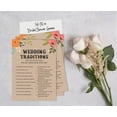 thumbnail image 4 of Inkdotpot Bridal Wedding ShowerGameBachelorette Party ActivityGameCards 50-PackRustic Kraft FloralWhy Do We Do That, 4 of 7