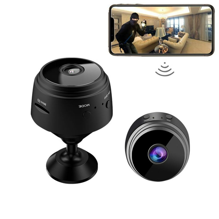 Mini Spy Camera, 1080P HD Wireless Hidden WiFi Cameras Home Security  Surveillance Covert Nanny Cam for Indoor Outdoor 