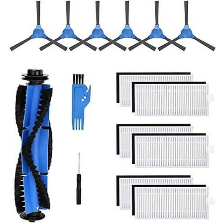 JJ Neumann Replacement Parts Accessories Compatible with ionvac SmartClean 2000 Robovac Robot Vacuum Cleaner Filters Brushes and Roller Brush