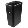 thumbnail image 1 of WEUVEB Trash Can Black Plastic 90 Degree Lid Opening Kitchen 1Pack, 1 of 8