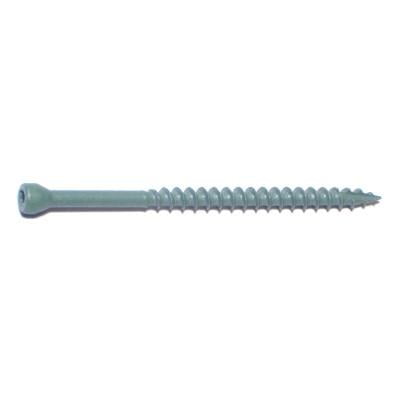 

#8 x 3 Green XL1500 Coated Steel Star Drive Trim Head Saberdrive Deck Screws