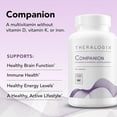 thumbnail image 3 of Theralogix Companion Multivitamin & Mineral Supplement - 90-Day Supply - Supplement for Women & Men Without Iron, Vitamin D, or Vitamin K - B Vitamins, Zinc & Magnesium - NSF Certified - 90 Tablets, 3 of 3