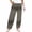 Black, variant on Linen Pants Women, Audhol Striped Linen Pants for Women Summer Casual Wide Leg Pants with Pockets Comfy Cropped Palazzo Pants Ladies Summer Pants Black L