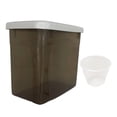 thumbnail image 3 of simhoa 12.5kg Rice Storage Container Transparent Designed Grain Storage Box for Flour gray, 3 of 8