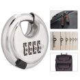 thumbnail image 4 of Stainless Steel 4-Dial Combination Lock Padlock,  for Gym, , Toolbox, Suitcase and More, 4 of 7