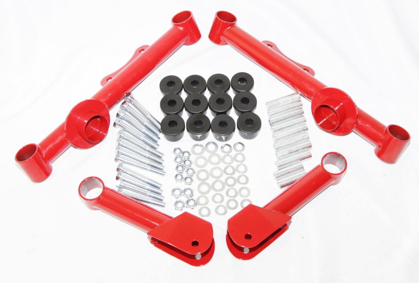 For 79-04 Ford MustangRacing Rear Upper and Lower Tubular Control Arms  Red