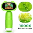 thumbnail image 2 of Digital Microscope Handheld Microscope with 2inch IPS Screen 1000X Portable Pocket Microscope for Kids Adults PC View, 2 of 10