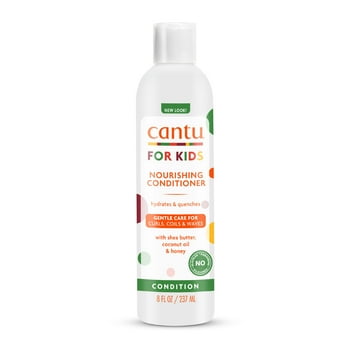 Cantu Care for Kids Nourishing Sule-Free Conditioner with Shea Butter, 8 fl oz