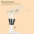 thumbnail image 6 of VANLOFE LED Electronic Clock Desk Lamp, Foldable Rechargeable Reading Lamp, 3 Grades Of Colour Temperature Adjustment, Infinitely Dimmable, Desk Lamp With Temperatu, 6 of 8