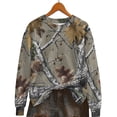 thumbnail image 7 of Women's Oversized Hoodies Camo Hooded Sweatshirts Long Sleeve Jackets with Pocket Maple Leaf Pullover Casual Tops Basic Shirts for Winter, 7 of 7