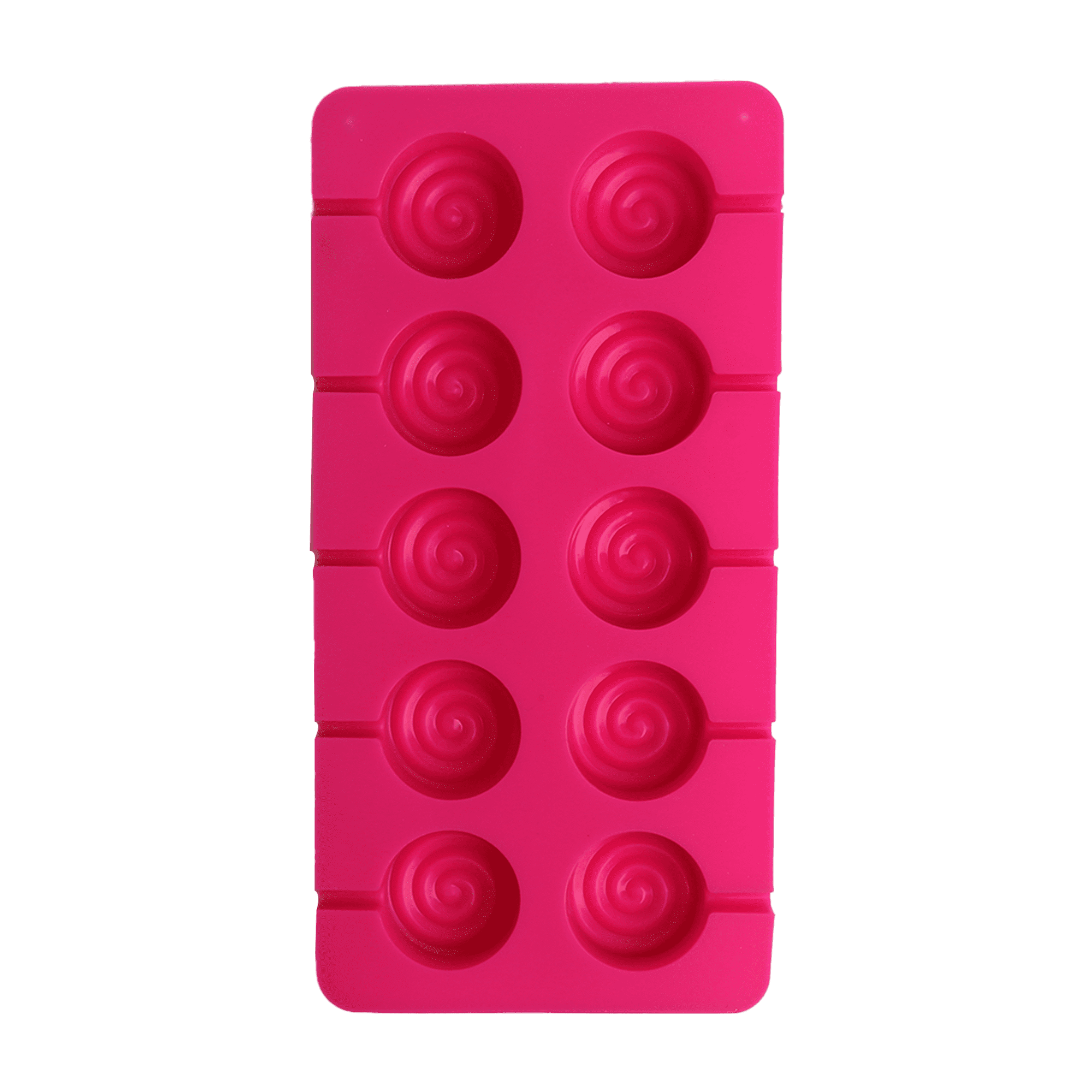 10-Cavity Lollipop Swirl Silicone Mold, by Way To Celebrate