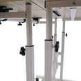 Rolling Desk Height Adjustable Home Office Laptop Table Working Drawing