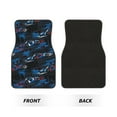 thumbnail image 2 of Fotbe Blue Sports Car Juego de 4 Tapetes para Auto con Estampado – Alfombrillas de Goma Reforzada, Diseño Antideslizante, Protección para Todo el Año – Vehículos, Autos, Camionetas y SUVs, 2 of 7