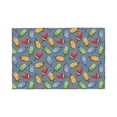 thumbnail image 2 of Rocae Fruit Ice Cream Printed Heat Resistant Place Mats,Classic Hemstitch Cloth Fabric Placemats Imitation Linen Place Mat Table Mats 18x12 inch, 2 of 9