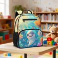 thumbnail image 4 of Aplkyhs Colorful Ocean Dolphin Backpack for Students Age 6-18 Cool School Bookbag Water Resistant Durable Lightweight Backpack for School Travel, 4 of 7