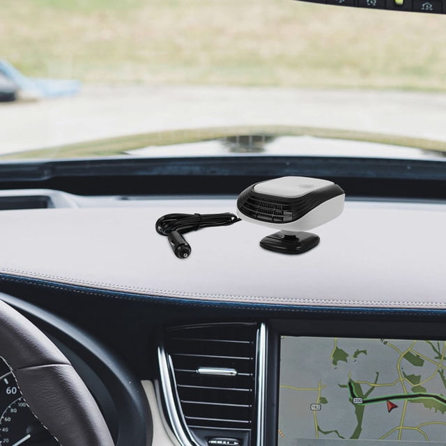 AURARMLET Calefactor Portátil Para Automóvil Con Función De Desempañador De Parabrisas Y Ligero 12V