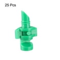 thumbnail image 3 of Unique Bargains Micro Sprayer Fan Jet, 180 Degree Refraction Atomized Dripper Hydroponic Garden Irrigation 25 Pcs (Green), 3 of 3