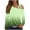 Green, variant on Scyoekwg Womens Blouses Dressy Casual Fall Shirts Loose Trendy Long Sleeve Gradient Color Graphic Tee Skew Collar Off Shoulder Tops Comfy Clothes for Women Pullover Tops Blouses(Purple,S)