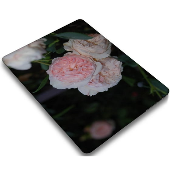 KSK KAISHEK Hard Shell Cover Compatible with MacBook Pro 15" with Touch ID + Black Keyboard Cover Model: A1707/A1990 (Rose series 0465)