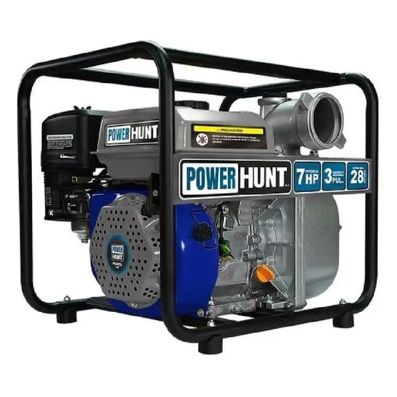 Motobomba Bomba De Agua A Gasolina 3x3 Power Hunt 7hp Riego