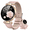 Rose gold, variant on Smart Watches for Women, 1.2'' AMOLED HD Round Screen Fitness Trackers with Bluetooth Call (Answer/Make/Text), 100+ Sports Mode, IP68 Waterproof Women Smart Watch for Android IOS