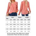 thumbnail image 2 of Camisa básica de cuello cuadrado para mujer, parte superior de color sólido, informal, holgada, traje de trabajo de oficina FLhrweasw Nuevo, 2 of 7