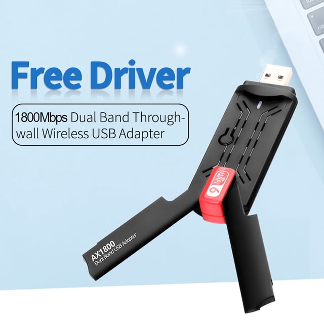 Adaptador WiFi inalámbrico de doble banda para ordenador portátil y de