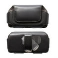 thumbnail image 6 of Leather Case Belt Clip for Kyocera DuraXV Extreme -- Holster Cover Pouch Carry Protective Black compatible with Kyocera DuraXV Extreme Flip Phone, 6 of 6