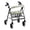 Hummingbird Floral, variant on HELLHERO Cats Rollator Walker Cover Easy Install Rollator Walker Seat Back Cover and Machine Washable Comfortable