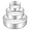 Stainless Steel, variant on Walchoice Round Cake Pan set of 3, Non-stick Baking Pans for Home, Metal Cake Tin with Stainless Steel Core, Includes 4/6/8 in Pans
