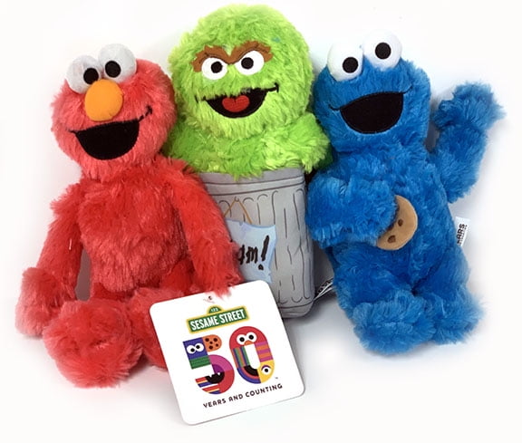 sesame street plush toy set