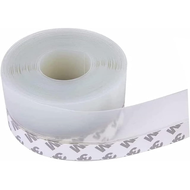 Guardapolvo para Puerta Exterior 5M/16Ft, Cubre Polvo para Puerta, Burlete para Puerta y Ventana, Tira Selladora Antiruido, Antiviento, Impermeable y Contra Insectos