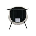 thumbnail image 3 of Guyou Modern Faux Leather Dining Chairs Set Of 2, Upholstered Accent Chairs for Living and Dining Room, Cream, 3 of 10